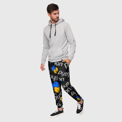 Мужские брюки 3D Python Пайтон питон узор - фото 2