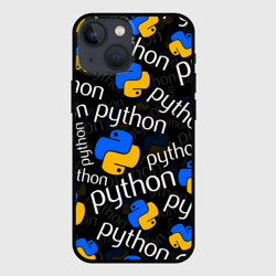 Чехол для iPhone 13 mini Python Пайтон питон узор