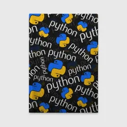 Обложка для автодокументов Python Пайтон питон узор