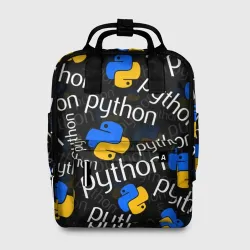 Сумка-рюкзак 3D Python Пайтон питон узор
