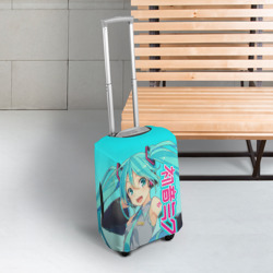 Чехол для чемодана 3D Hatsune Miku Мику Хацунэ - фото 2