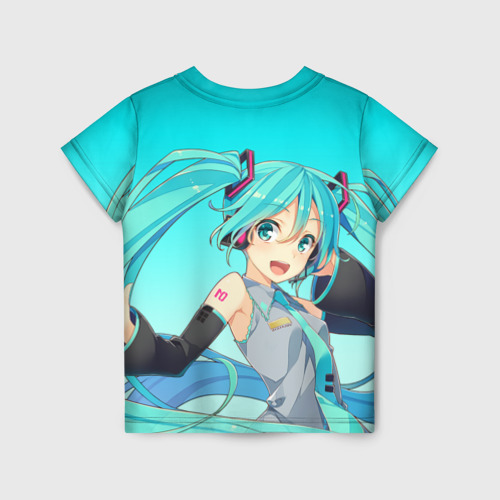 Детская футболка 3D Hatsune Miku Мику Хацунэ, цвет 3D печать - фото 2