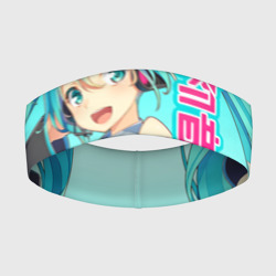Повязка на голову 3D Hatsune Miku Мику Хацунэ