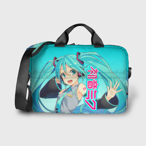 Сумка для ноутбука 3D Hatsune Miku Мику Хацунэ, цвет 3D печать