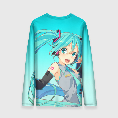 Мужской лонгслив 3D Hatsune Miku Мику Хацунэ, цвет 3D печать - фото 2