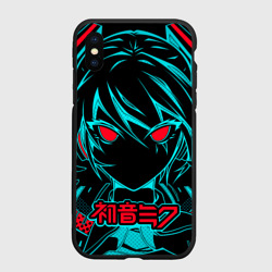 Чехол для iPhone XS Max матовый Мику Хацунэ Hatsune Miku