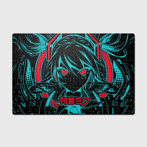 Головоломка Пазл магнитный 126 элементов Мику Хацунэ Hatsune Miku
