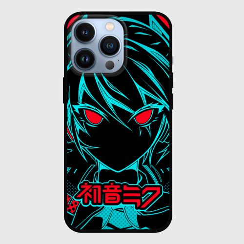 Чехол для iPhone 13 Pro Мику Хацунэ Hatsune Miku, цвет черный