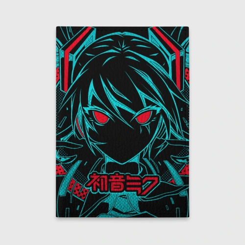 Обложка для автодокументов Мику Хацунэ Hatsune Miku
