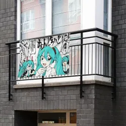 Флаг-баннер Hatsune Miku Vocaloid - фото 2