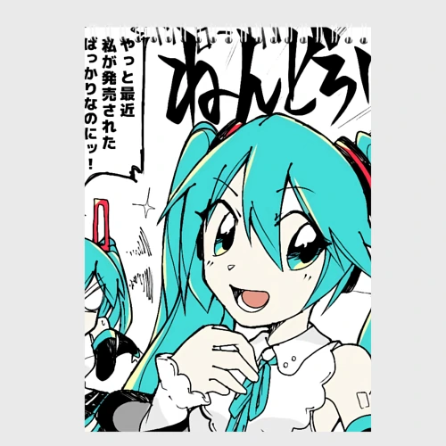 Скетчбук Hatsune Miku Vocaloid