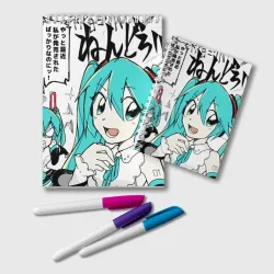 Блокнот Hatsune Miku Vocaloid