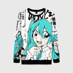 Женский свитшот 3D Hatsune Miku Vocaloid