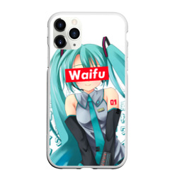 Чехол для iPhone 11 Pro Max матовый Waifu - Hatsune Miku