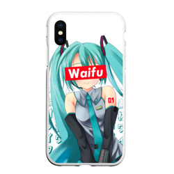 Чехол для iPhone XS Max матовый Waifu - Hatsune Miku