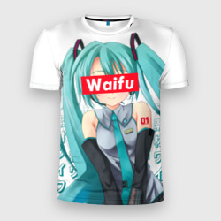 Мужская футболка 3D Slim Waifu - Hatsune Miku