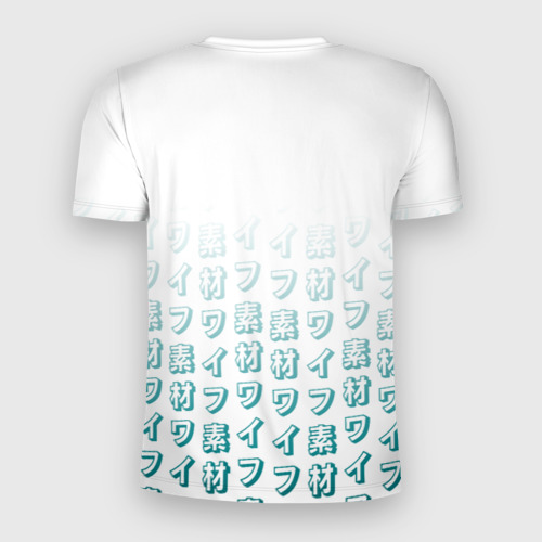 Мужская футболка 3D Slim Waifu - Hatsune Miku, цвет 3D печать - фото 2