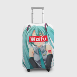 Чехол для чемодана 3D Waifu - Hatsune Miku