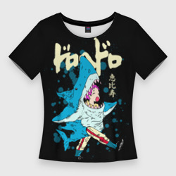 Женская футболка 3D Slim Dorohedoro: Эбису в костюме акулы
