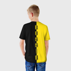 Детская футболка 3D Россия черно желтое Russia - Borussia - фото 2