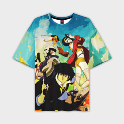 Мужская футболка oversize 3D Cowboy Bebop All