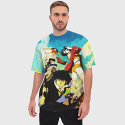 Мужская футболка oversize 3D Cowboy Bebop All - фото 2