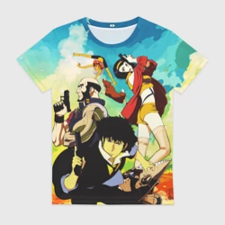 Женская футболка 3D Cowboy Bebop All