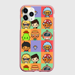 Чехол для iPhone 11 Pro Max матовый Toca Boca world hero