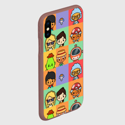 Чехол для iPhone XS Max матовый Toca Boca world hero - фото 2