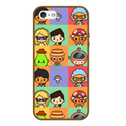 Чехол для iPhone 5/5S матовый Toca Boca world hero