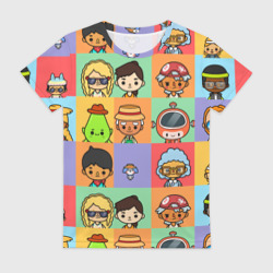 Женская футболка 3D Toca Boca world hero
