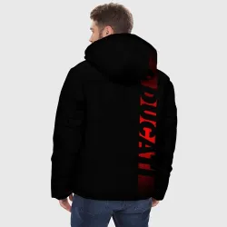 Мужская зимняя куртка 3D Ducati black red line - фото 4