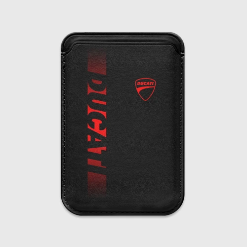 Картхолдер Magsafe магнитный Ducati black red line