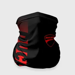 Бандана-труба 3D Ducati black red line