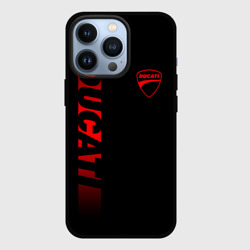 Чехол для iPhone 13 Pro Ducati black red line