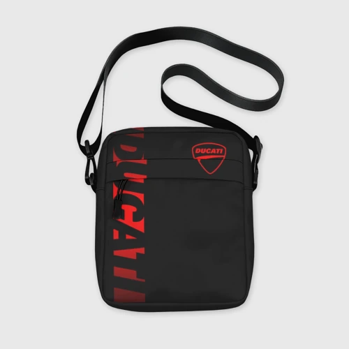 Сумка через плечо 3D Ducati black red line