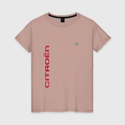 Женская футболка хлопок Citroen Ситроён french Auto