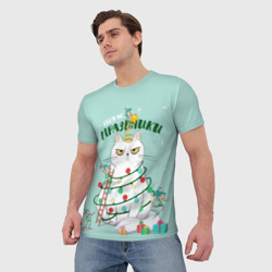 Мужская футболка 3D Обожаю праздники - фото 2