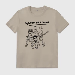 Мужская футболка хлопок Арт на группу System of a Down