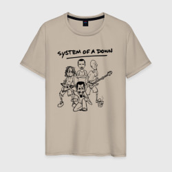 Мужская футболка хлопок Арт на группу System of a Down