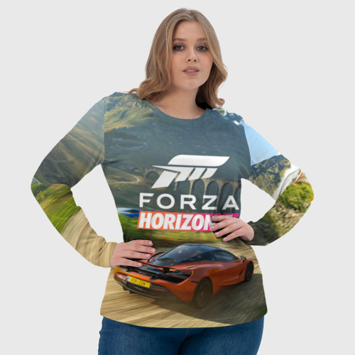 Женский лонгслив 3D Forza Horizon 5, игра, цвет 3D печать - фото 6