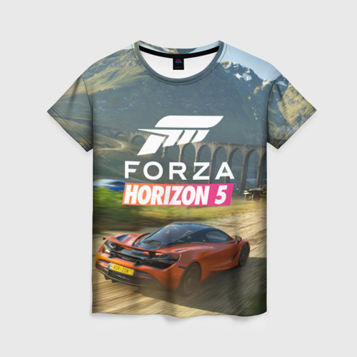 Женская футболка 3D Forza Horizon 5, игра, цвет 3D печать