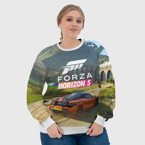 Женский свитшот 3D Forza Horizon 5, игра, цвет 3D печать - фото 6