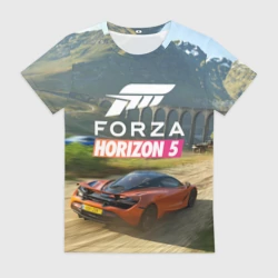 Женская футболка 3D Forza Horizon 5, игра
