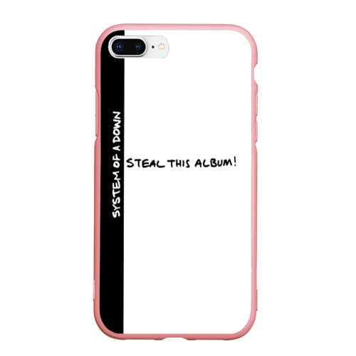 Чехол для iPhone 7Plus/8 Plus матовый System of a Down - Steal This Album!, цвет баблгам