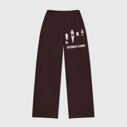 Женские брюки oversize без начеса хлопок Состав группы System of a Down