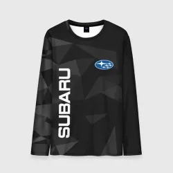 Мужской лонгслив 3D Subaru Субару Авто