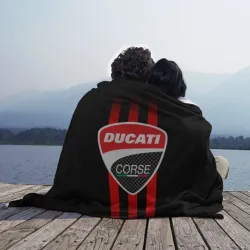 Плед 3D Ducati carbon logo Italy concern - фото 2