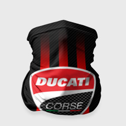 Бандана-труба 3D Ducati carbon logo Italy concern