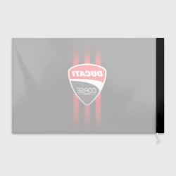 Флаг 3D Ducati carbon logo Italy concern - фото 2